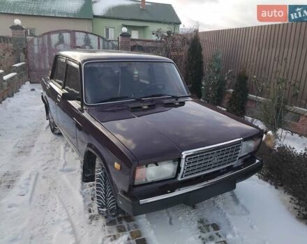 Фіолетовий ВАЗ 2107, об'ємом двигуна 1.5 л та пробігом 100 тис. км за 1880 $, фото 1 на Automoto.ua