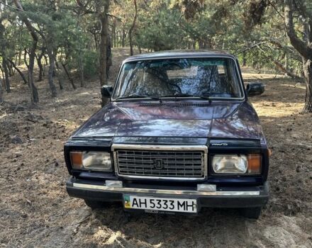 Фиолетовый ВАЗ 2107, объемом двигателя 1.5 л и пробегом 100 тыс. км за 1199 $, фото 1 на Automoto.ua