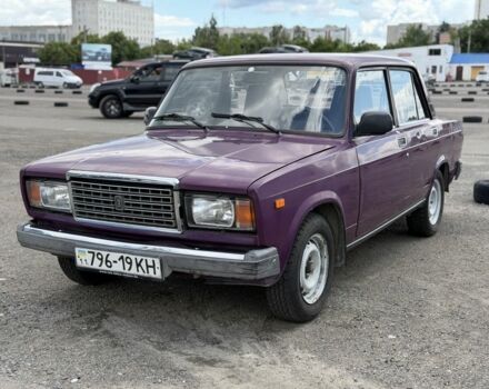Фиолетовый ВАЗ 2107, объемом двигателя 1.5 л и пробегом 89 тыс. км за 1350 $, фото 1 на Automoto.ua