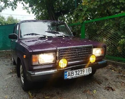 Фиолетовый ВАЗ 2107, объемом двигателя 1.5 л и пробегом 90 тыс. км за 1300 $, фото 1 на Automoto.ua