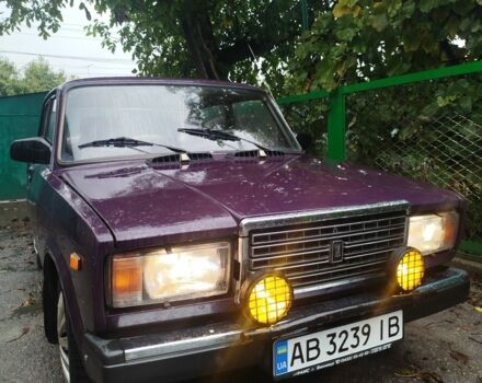 Фиолетовый ВАЗ 2107, объемом двигателя 1.5 л и пробегом 90 тыс. км за 1300 $, фото 1 на Automoto.ua
