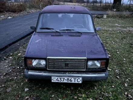 Фиолетовый ВАЗ 2107, объемом двигателя 1.5 л и пробегом 100 тыс. км за 500 $, фото 1 на Automoto.ua