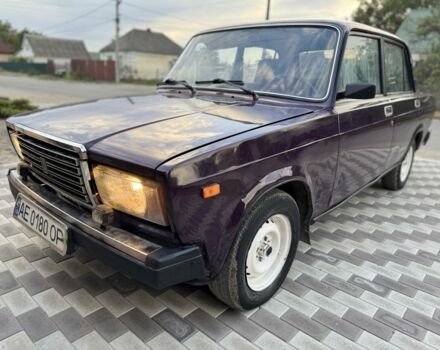 Фиолетовый ВАЗ 2107, объемом двигателя 1.5 л и пробегом 98 тыс. км за 1050 $, фото 1 на Automoto.ua