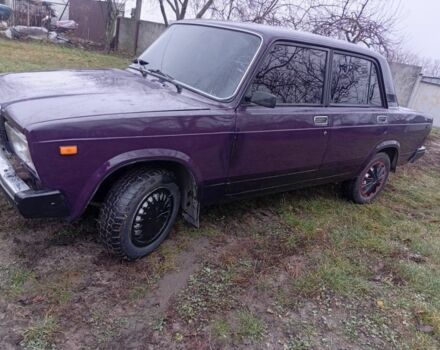Фіолетовий ВАЗ 2107, об'ємом двигуна 1.5 л та пробігом 123 тис. км за 750 $, фото 1 на Automoto.ua