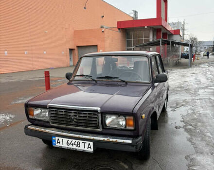 Фіолетовий ВАЗ 2107, об'ємом двигуна 1.6 л та пробігом 80 тис. км за 1400 $, фото 1 на Automoto.ua
