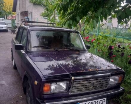 Фіолетовий ВАЗ 2107, об'ємом двигуна 1.5 л та пробігом 85 тис. км за 839 $, фото 1 на Automoto.ua