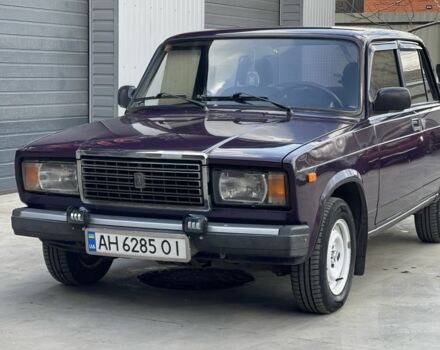 Фиолетовый ВАЗ 2107, объемом двигателя 1.5 л и пробегом 17 тыс. км за 1500 $, фото 1 на Automoto.ua