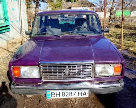Фиолетовый ВАЗ 2107, объемом двигателя 1.5 л и пробегом 100 тыс. км за 950 $, фото 1 на Automoto.ua