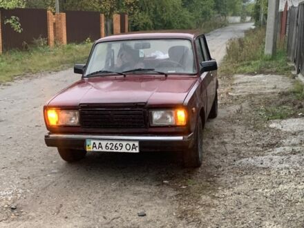 Фиолетовый ВАЗ 2107, объемом двигателя 1.5 л и пробегом 3 тыс. км за 226 $, фото 1 на Automoto.ua