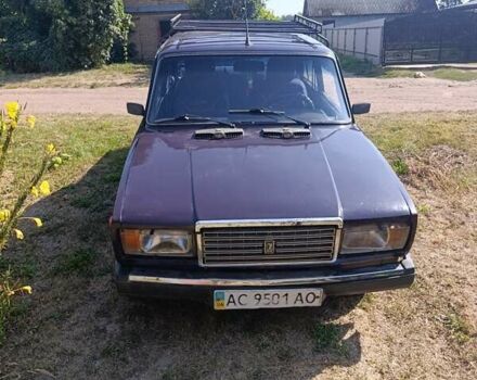 Фіолетовий ВАЗ 2107, об'ємом двигуна 1.45 л та пробігом 110 тис. км за 850 $, фото 1 на Automoto.ua