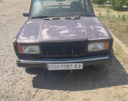 Фиолетовый ВАЗ 2107, объемом двигателя 1.5 л и пробегом 4 тыс. км за 350 $, фото 1 на Automoto.ua