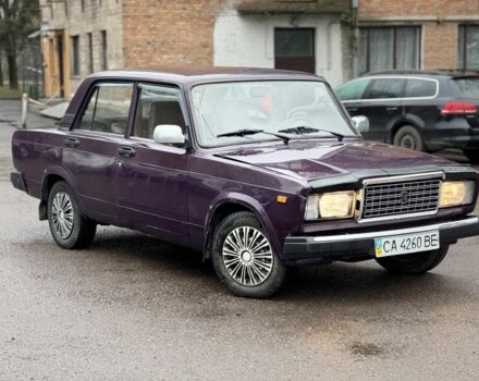 Фиолетовый ВАЗ 2107, объемом двигателя 1.5 л и пробегом 75 тыс. км за 800 $, фото 1 на Automoto.ua