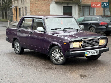 Фиолетовый ВАЗ 2107, объемом двигателя 1.45 л и пробегом 140 тыс. км за 810 $, фото 1 на Automoto.ua