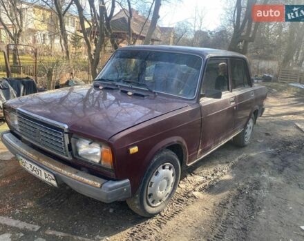 Фіолетовий ВАЗ 2107, об'ємом двигуна 1.6 л та пробігом 169 тис. км за 620 $, фото 1 на Automoto.ua