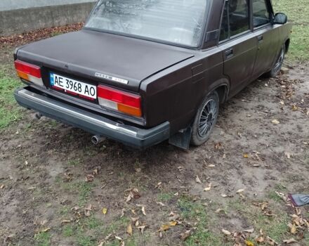 Коричневый ВАЗ 2107, объемом двигателя 1 л и пробегом 100 тыс. км за 592 $, фото 4 на Automoto.ua