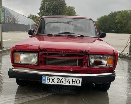 ВАЗ 2107 1989 в Каменце-Подольском на Automoto.ua Красный ВАЗ 2107, объемом двигателя 1.5 л и пробегом 94 тыс. км за 321 $, фото 7 на Automoto.ua