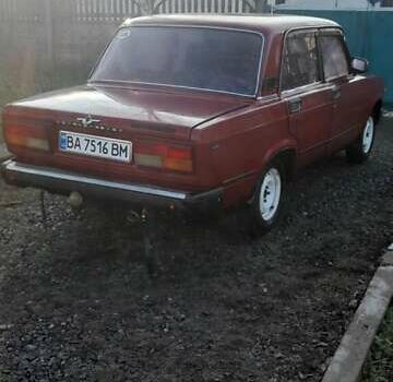 Красный ВАЗ 2107, объемом двигателя 1.6 л и пробегом 86 тыс. км за 1500 $, фото 4 на Automoto.ua