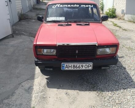 Красный ВАЗ 2107, объемом двигателя 1.5 л и пробегом 99 тыс. км за 484 $, фото 2 на Automoto.ua