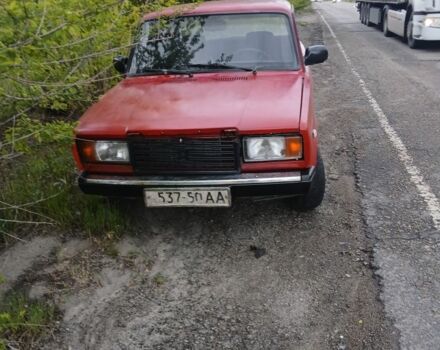 Червоний ВАЗ 2107, об'ємом двигуна 3 л та пробігом 80 тис. км за 214 $, фото 3 на Automoto.ua