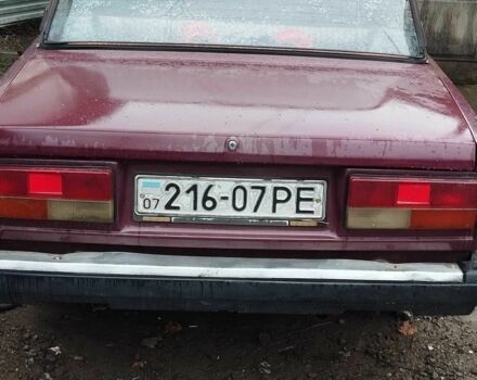 Красный ВАЗ 2107, объемом двигателя 1.7 л и пробегом 25 тыс. км за 424 $, фото 3 на Automoto.ua