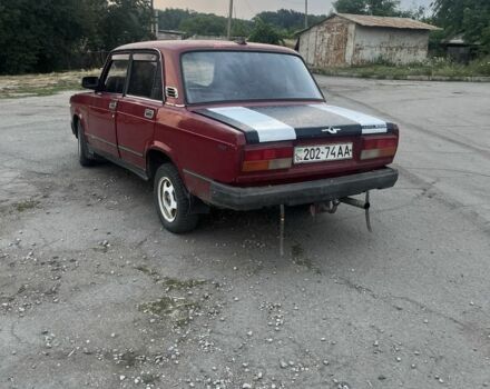 Красный ВАЗ 2107, объемом двигателя 1.6 л и пробегом 58 тыс. км за 384 $, фото 4 на Automoto.ua