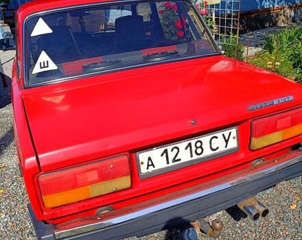 ВАЗ 2107 1983 в Бахмаче на Automoto.ua Красный ВАЗ 2107, объемом двигателя 1.6 л и пробегом 99 тыс. км за 1000 $, фото 8 на Automoto.ua