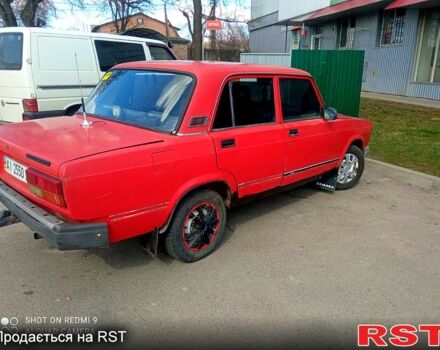 Красный ВАЗ 2107, объемом двигателя 1.5 л и пробегом 555 тыс. км за 420 $, фото 1 на Automoto.ua