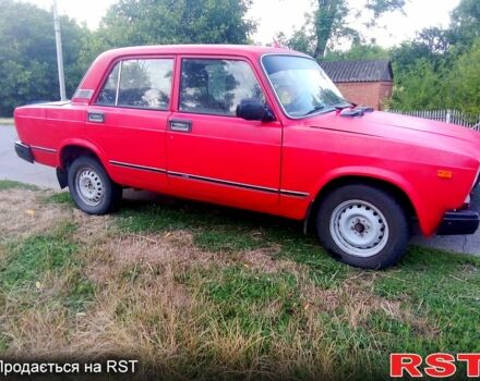 Красный ВАЗ 2107, объемом двигателя 1.5 л и пробегом 170 тыс. км за 555 $, фото 4 на Automoto.ua