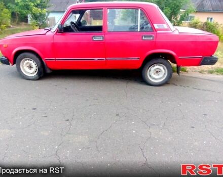 Красный ВАЗ 2107, объемом двигателя 1.5 л и пробегом 170 тыс. км за 555 $, фото 3 на Automoto.ua