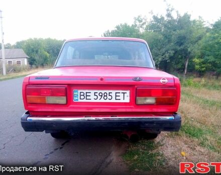 Красный ВАЗ 2107, объемом двигателя 1.5 л и пробегом 170 тыс. км за 515 $, фото 6 на Automoto.ua