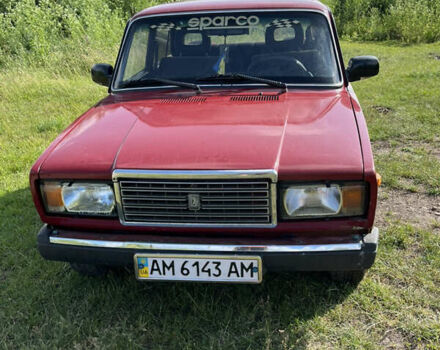 Красный ВАЗ 2107, объемом двигателя 1.5 л и пробегом 41 тыс. км за 1000 $, фото 2 на Automoto.ua