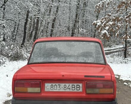 Красный ВАЗ 2107, объемом двигателя 1.5 л и пробегом 77 тыс. км за 550 $, фото 5 на Automoto.ua
