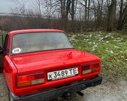 Красный ВАЗ 2107, объемом двигателя 1.5 л и пробегом 100 тыс. км за 600 $, фото 6 на Automoto.ua