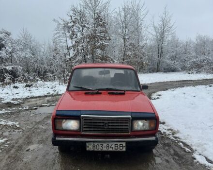 Красный ВАЗ 2107, объемом двигателя 1.5 л и пробегом 77 тыс. км за 550 $, фото 2 на Automoto.ua