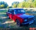 Красный ВАЗ 2107, объемом двигателя 1.5 л и пробегом 0 тыс. км за 450 $, фото 1 на Automoto.ua
