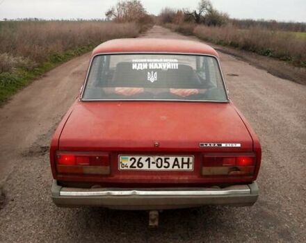 Красный ВАЗ 2107, объемом двигателя 1.3 л и пробегом 75 тыс. км за 1200 $, фото 1 на Automoto.ua