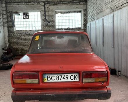 Красный ВАЗ 2107, объемом двигателя 1.5 л и пробегом 100 тыс. км за 156 $, фото 4 на Automoto.ua