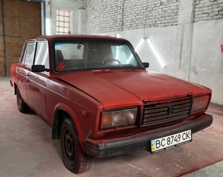 Красный ВАЗ 2107, объемом двигателя 1.5 л и пробегом 100 тыс. км за 156 $, фото 1 на Automoto.ua