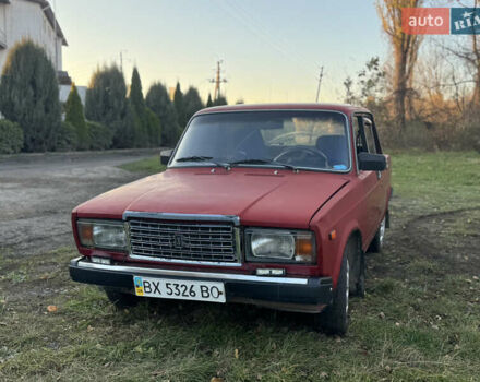 Красный ВАЗ 2107, объемом двигателя 1.6 л и пробегом 77 тыс. км за 1199 $, фото 7 на Automoto.ua