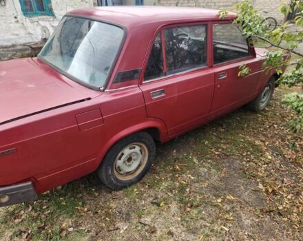Красный ВАЗ 2107, объемом двигателя 1.5 л и пробегом 1 тыс. км за 288 $, фото 1 на Automoto.ua