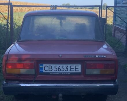 Красный ВАЗ 2107, объемом двигателя 1.5 л и пробегом 1 тыс. км за 600 $, фото 1 на Automoto.ua