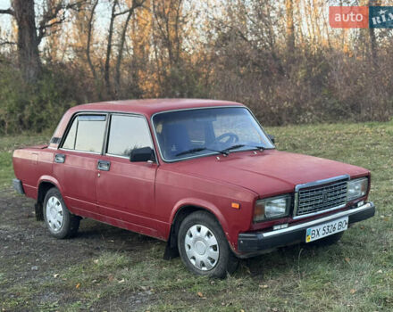 Красный ВАЗ 2107, объемом двигателя 1.6 л и пробегом 77 тыс. км за 1199 $, фото 1 на Automoto.ua