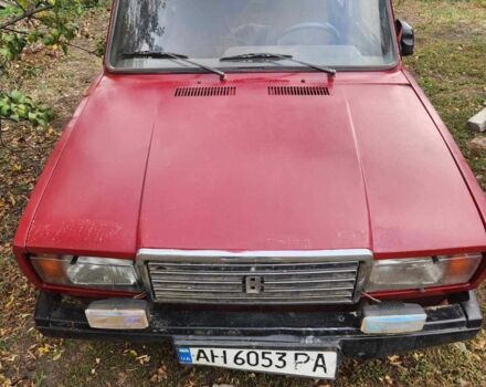 Красный ВАЗ 2107, объемом двигателя 1.5 л и пробегом 1 тыс. км за 288 $, фото 3 на Automoto.ua