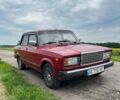 Красный ВАЗ 2107, объемом двигателя 1.5 л и пробегом 165 тыс. км за 1150 $, фото 1 на Automoto.ua
