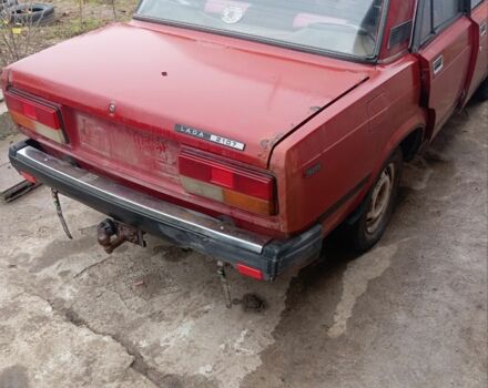 Красный ВАЗ 2107, объемом двигателя 1.5 л и пробегом 56 тыс. км за 96 $, фото 1 на Automoto.ua