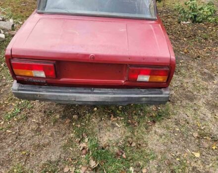 Красный ВАЗ 2107, объемом двигателя 1.5 л и пробегом 1 тыс. км за 288 $, фото 4 на Automoto.ua