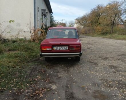 ВАЗ 2107 1987 в Черткове на Automoto.ua Красный ВАЗ 2107, объемом двигателя 1.3 л и пробегом 75 тыс. км за 600 $, фото 8 на Automoto.ua