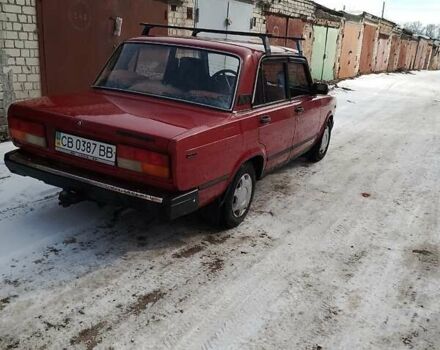 Красный ВАЗ 2107, объемом двигателя 1.5 л и пробегом 90 тыс. км за 1000 $, фото 3 на Automoto.ua