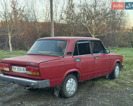 Красный ВАЗ 2107, объемом двигателя 1.6 л и пробегом 77 тыс. км за 1199 $, фото 3 на Automoto.ua