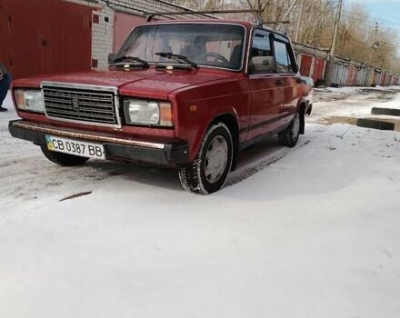 Красный ВАЗ 2107, объемом двигателя 1.5 л и пробегом 90 тыс. км за 1000 $, фото 7 на Automoto.ua